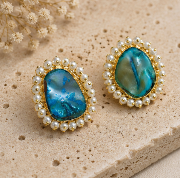 Ratna Moti Earrings - Sagar