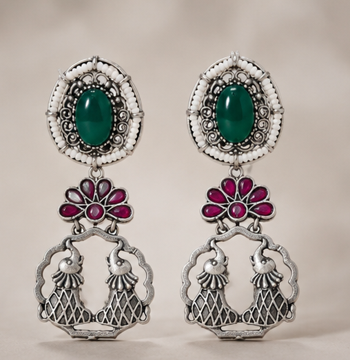 Panna Darbar Earrings
