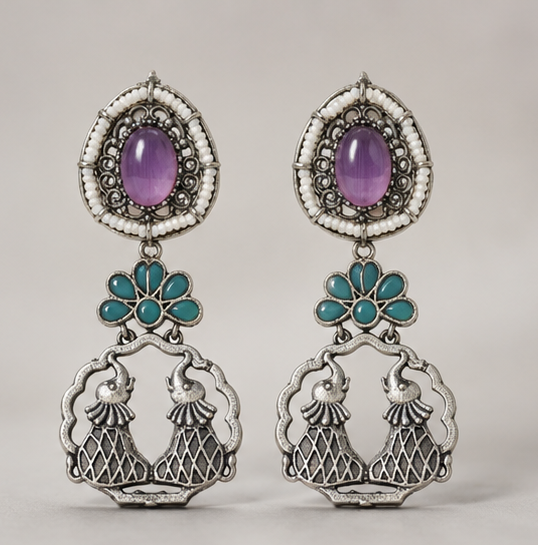 Gulabi Darbar Earrings