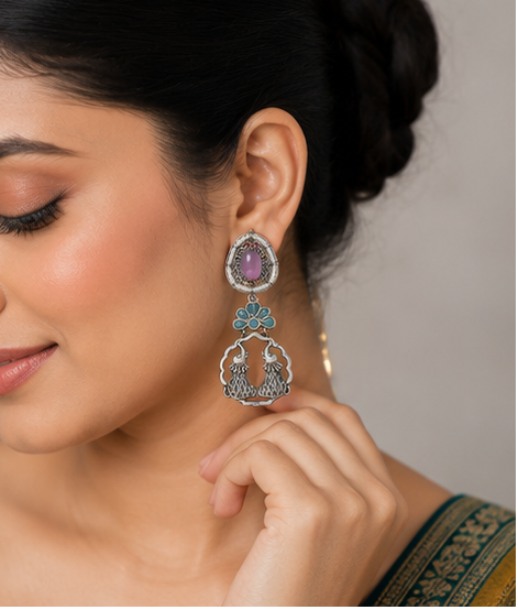 Gulabi Darbar Earrings